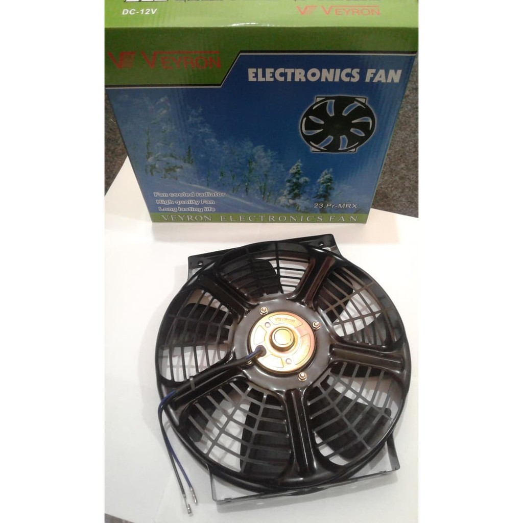 Auto Car Extra Fan Kipas Motor Ac Mobil Universal Kondensor Radiator Besi 12v 2019 Shopee Indonesia