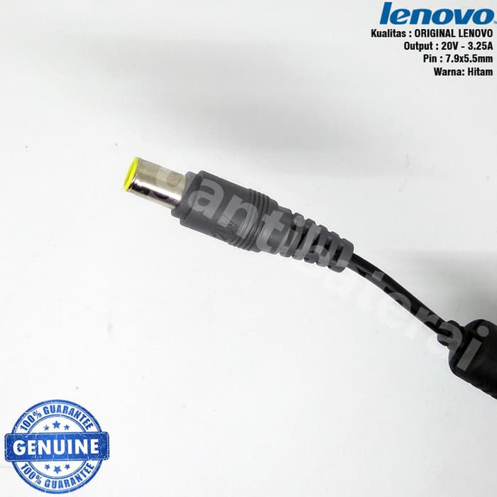 Adaptor Charger LE T410 T420 T430 X201 X220 X230 20V-3.25A Ori