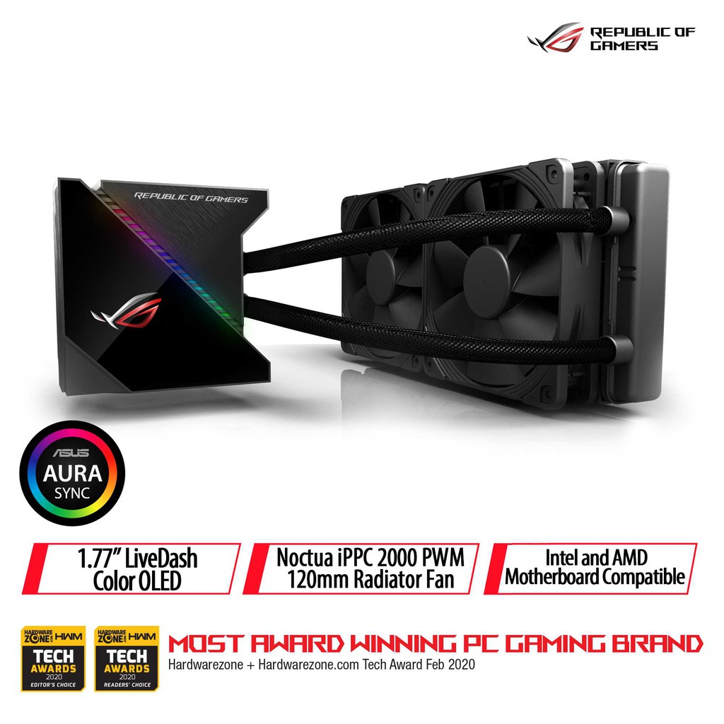 ASUS ROG RYUJIN 240 - OLED AIO LIQUID CPU COOLER WATER COOLING