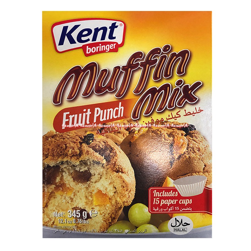 Kent Boringer 345gr Muffin Mix Blueberry Fruit Puch Extra Chocolate Tepung Premix Kue Ultah Membuat Kue Mufin Rasa Berri Coklat Buah Kentboringer