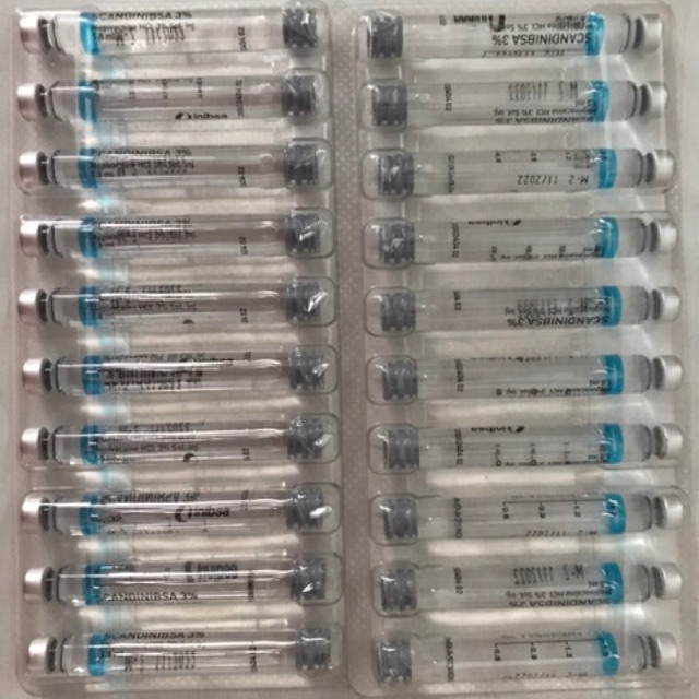 Dental Unit Anestesi Scandinibsa Lignospan Cytoject Ampul Xyles Dokter Gigi Makassar