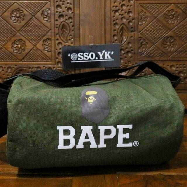 Bape Military Green Duffle Bag Original Appendix