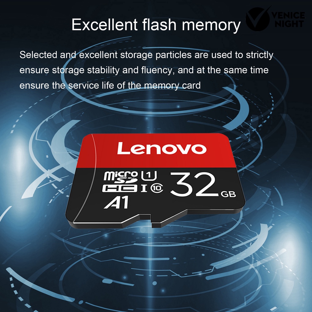 (SC) Lenovo Memory Card 16GB / 32GB / 64GB Ultra Tipis Kapasitas Besar