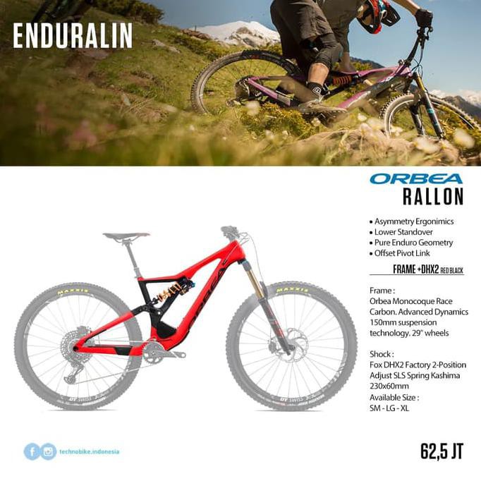 Frame Mtb Orbea Rallon Dhx2 New 2019