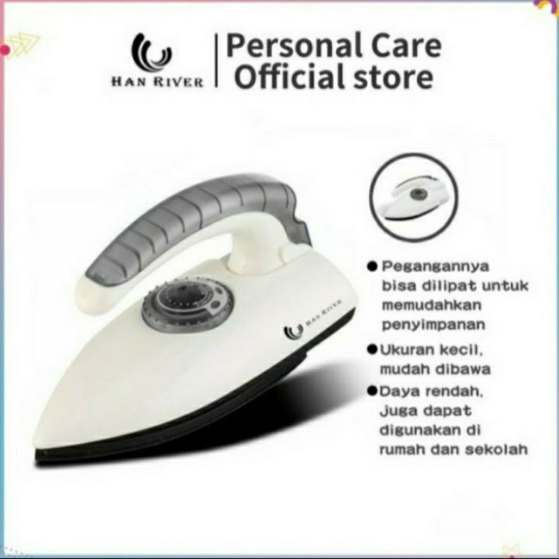 setrika portable mini travel han river setrika lipat setrika travelling