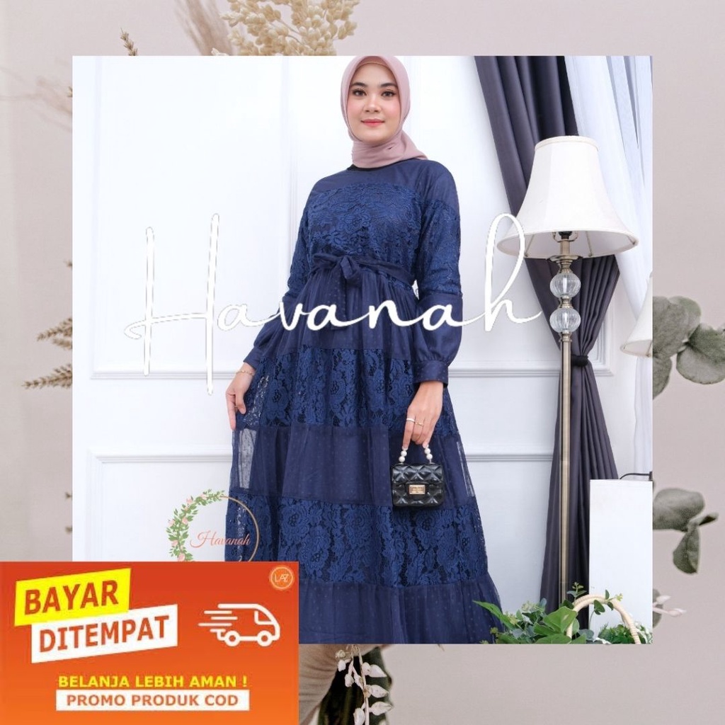 NADHIRA GAMIS BRUKLAT TILE // DOTTY TILE DRESS SYAR'I // GAMIS TILE MURAH // DRESS KEKINIAN TRENDY 2
