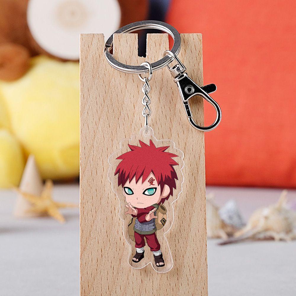 Gantungan Kunci SOLIGHTER Hadiah Acrylic Bening Sasuke/itachi/Kakashi