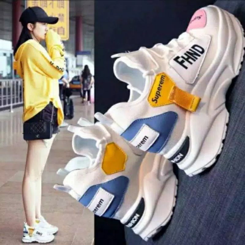 sepatu wanita sepatu sneakers wanita sepatu olahraga wanita sepatu cewek Sepatu Cewek Kekinian Sepatu Olahraga Running Sport Wanita Murah Spatu Sneakers Sneaker Wanita Cewek Cewe Korea Korean Style Fashion Perempuan Terlaris Terkini Terbaru Trendy