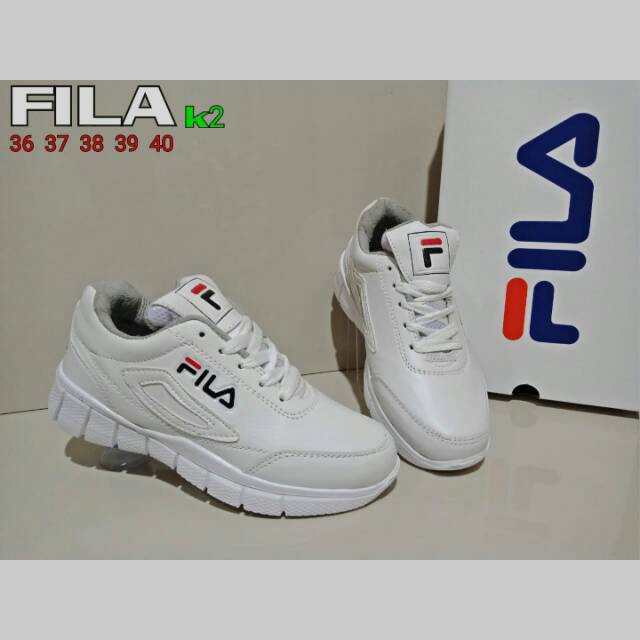 SEPATU FILA PUTIH K2 BY ELSA .{RAHMA}