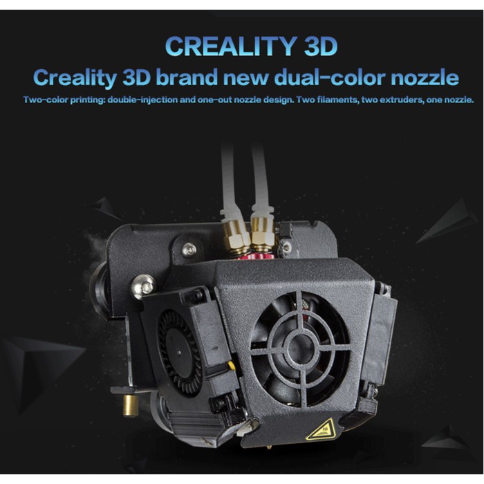 Creality CR-X Dual Extruder Versi Terbaru 3D Printer Ukuran Besar