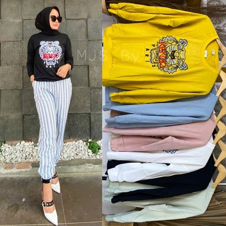 ATASAN WANITA KAOS KENZO IMPORT PREMIUM