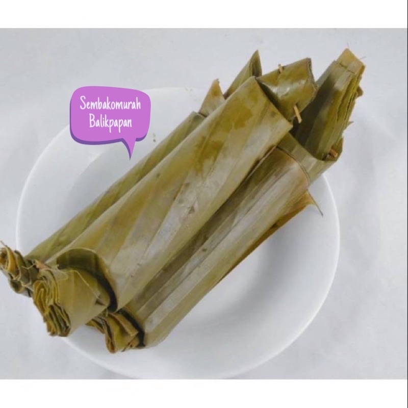 

lontong daun / lontong plastik 1pc