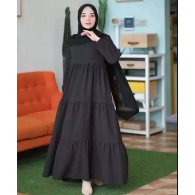 kirania dress wanita gamis muslim baju wanita pakaian remaja
