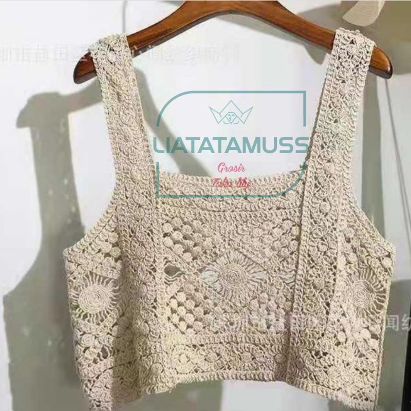 vest rajut korea - rompi rajut korea - rompi wanita