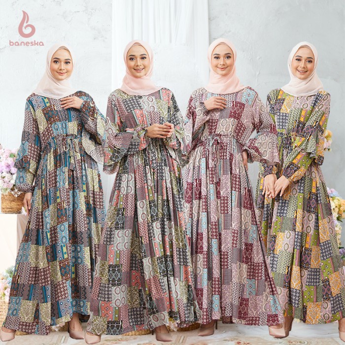 TERBARU      Gamis Baneska Busui Shireen Series