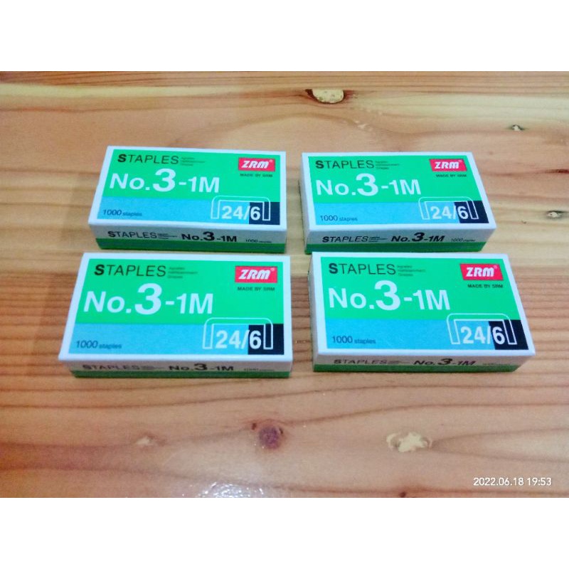 

isi staples ZRM no 3 -1 tube