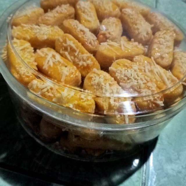 

Kue kering Kastangel Toples 500g/ kue kering keju/ kue kastangel/ kue lebaran