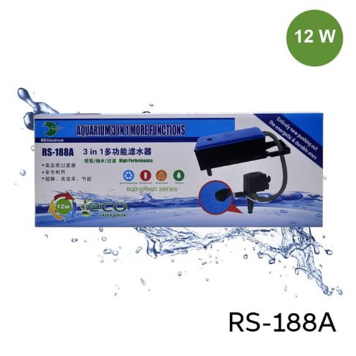 RS-188a Risheng Box Filter Akuarium Aquarium Top Filter RS188A