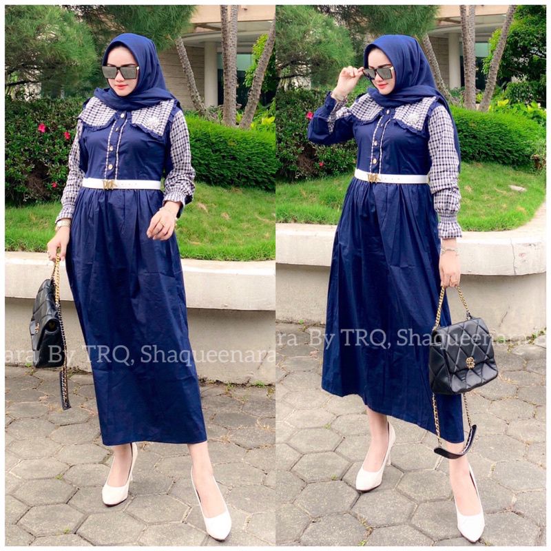 Midi Dress ORIGINAL SHAQUEENARA By TRQ DESIGN