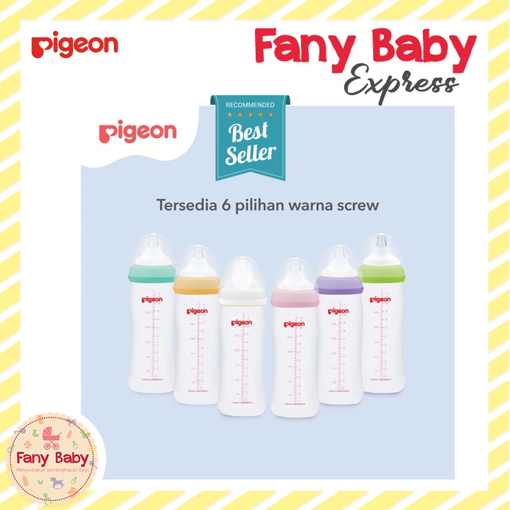 PIGEON BOTOL SUSU PP WIDE NECK 330ML