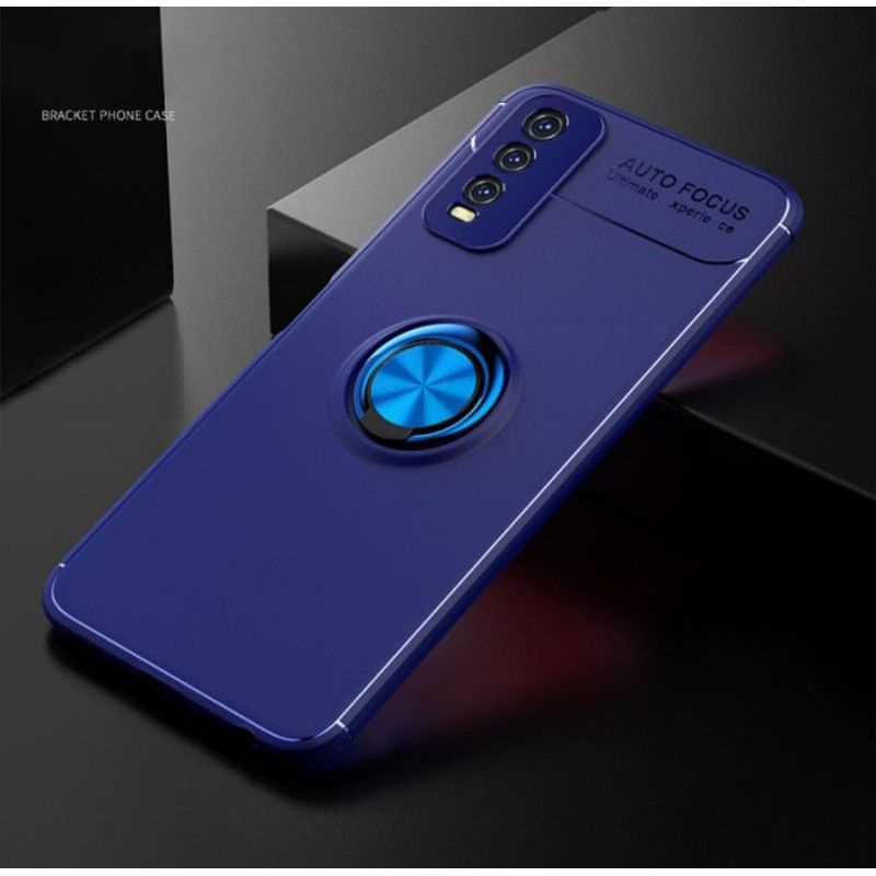 Softcase VIVO Y20 Y12s Case Autofocus Invisible Ring