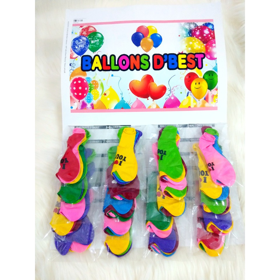 

Baalon Papan Warna Motif Hati I Love You