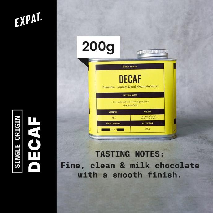 

Expat Roasters Decaf Espresso Blend Biji Kopi /bubuk Arabika 200gr