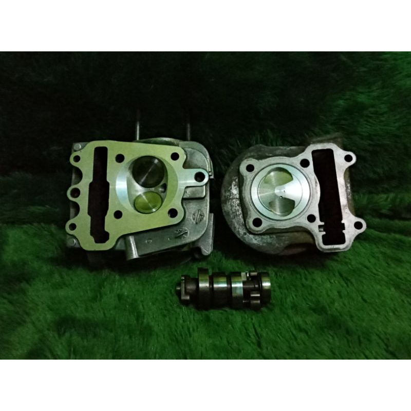 blok kop/seher paket bor up 130-150cc beat fi / karbu (staterkasar/halus)
