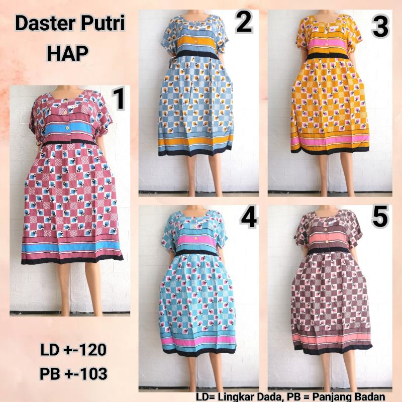 DASTER CHIBI PUTRI LD 120 PB 100 BAHAN ADEM BUSUI FRIENDLY KTKBG