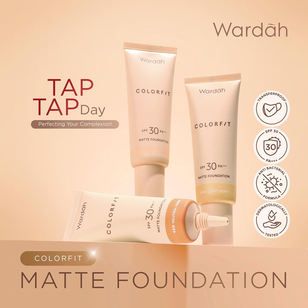 Wardah Colorfit Matte Foundation