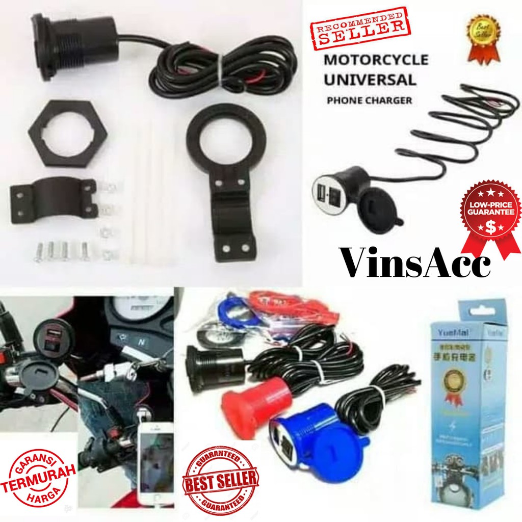 CHARGER MOTOR / SAVER CHARGER / New Anzena Charger Motor 2A Fast Charging Waterproof Original