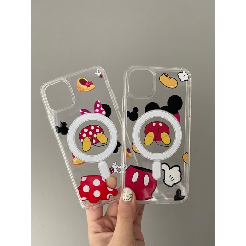 CASE MAGSAFE IPHONE 14PROMAX 14PRO 14PLUS 14 13PROMAX 13 13PRO 13 MINI 12 PROMAX 12 PRO 12 MINI 11 PROMAX 11 PRO 11 XS MAX XS XR GAMBAR MICKEY CASELAB