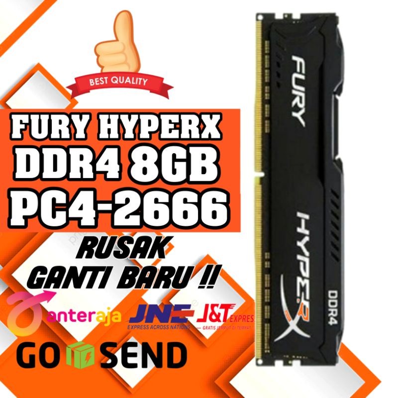 Ram PC Hyperx 8GB DDR4 2666