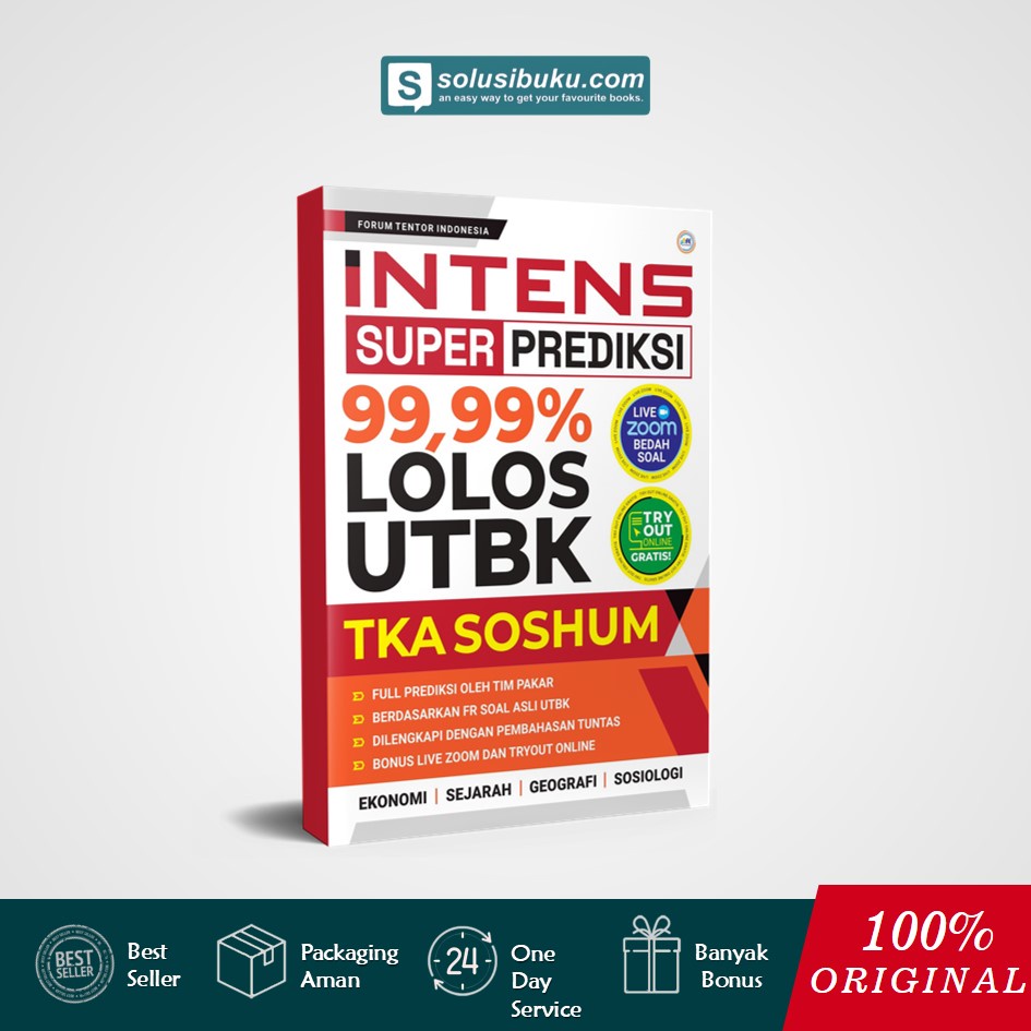 Buku The King Bedah Soal dan Materi TPS UTBK 2023 (Forum Edukasi)-INTENS SOSHUM