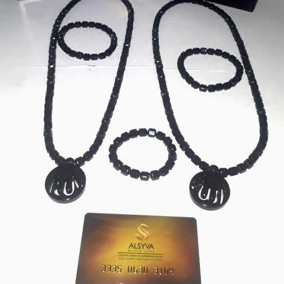 Promo Terbatas - Alsyva Family 2 Kalung + 3 Gelang (Kalung Terapi Kesehatan)