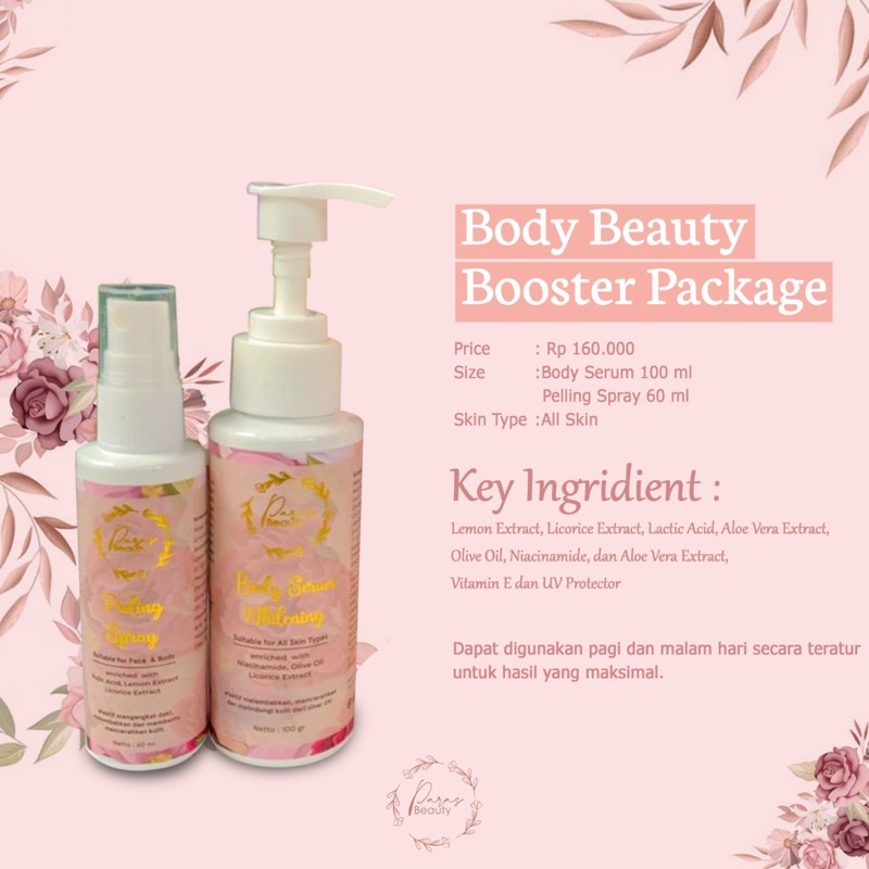 [ TERLARIS ] PARAS BEAUTY BODY BEAUTY BOOSTER PACKAGE PAKET BADAN AMPUH BPOM MURAH