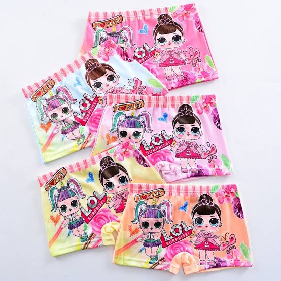 PROMO 4 PCS CELANA DALAM ANAK PEREMPUAN MOTIF/ CELANA DALAM ANAK MOTIF/ SHORT PENTS ANAK