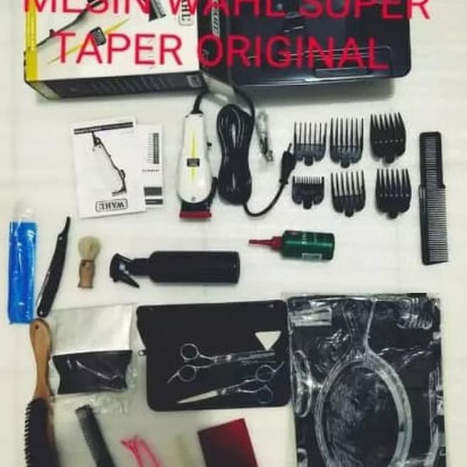 paketan peralatan alat cukur rambut barbershop