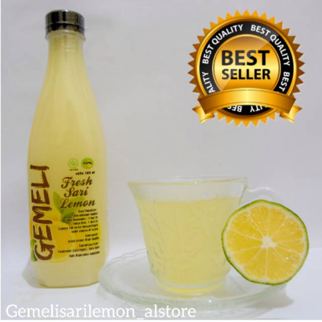 

SARI LEMON MURNI 500ml /GEMELI SARI LEMON/ MINUMAN DIET LEMON