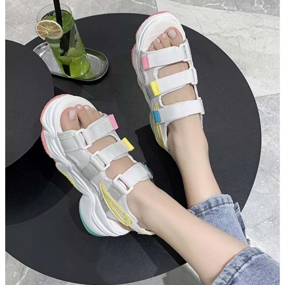 TERMURAH!! Sandal Gunung Tiga Strip Polos WA412