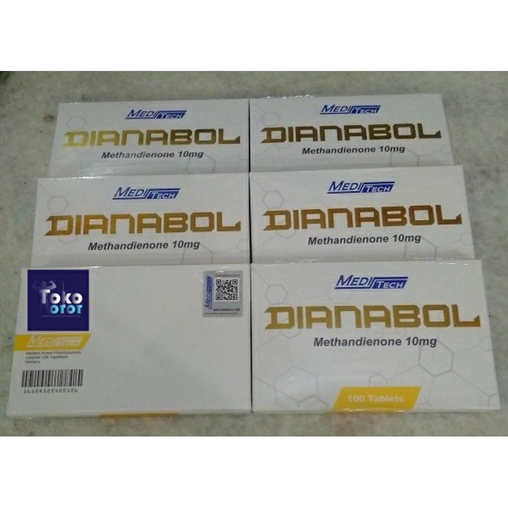 Hot Suplemen Fitness Dianabol Meditech 100Tabs X 10Mg