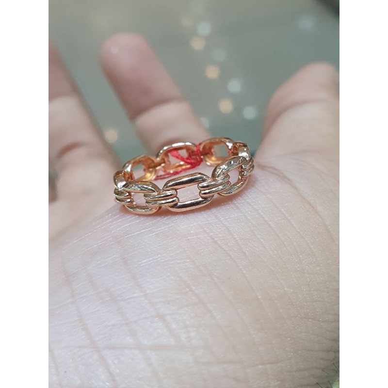 cincin emas rantai full