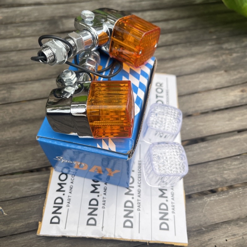 A001 Sein Palu Kotak Bulat SPORTS DAY besi lampu reteng sen riting reting cb murah