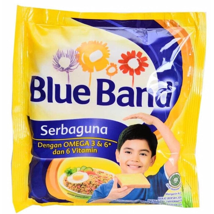 

TERBARU BLUE BAND MARGARINE SERBAGUNA SACHET 200GR !!!!