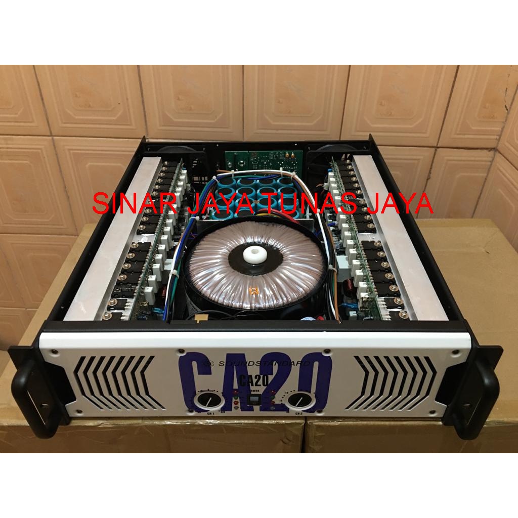 POWER AMPLI SOUNDSTANDARD CA20 SOUNDSTANDARD CA 20 MODEL TERBARU