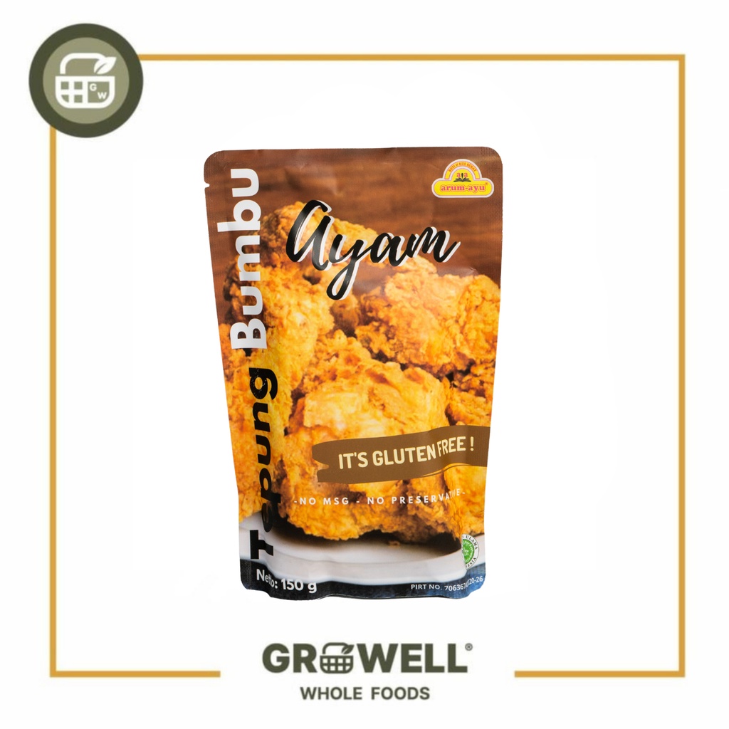 

ARUMAYU TEPUNG BUMBU AYAM GLUTEN FREE 150GR