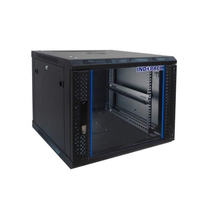 WIR5510S - 10U Wallmount Rack Depth 550mm Single Door 19&quot; - INDORACK