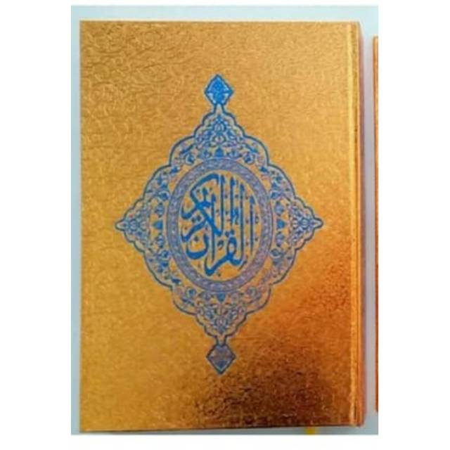 AL Qur'an cover emas A5