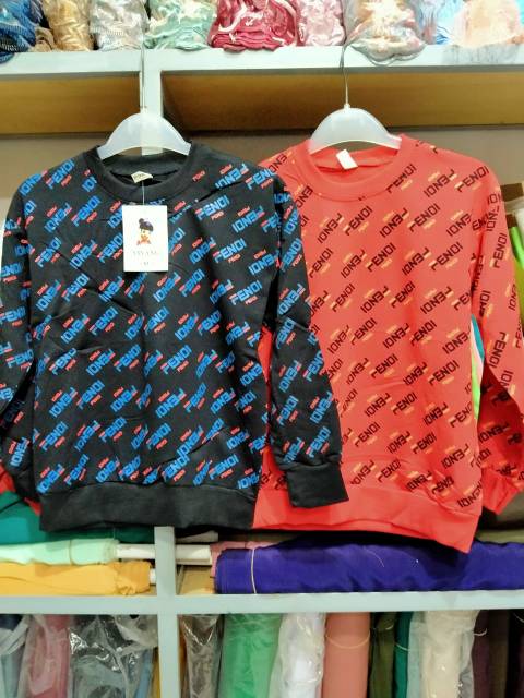 Kaos anak premium kaos anak fendi  Kaos anak tanggung import