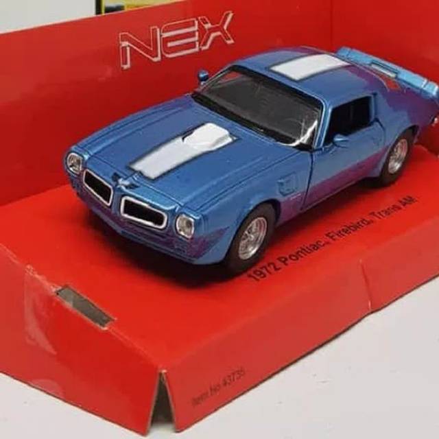 Diecast Welly Nex 1/36 Pontiac Firebird Biru
